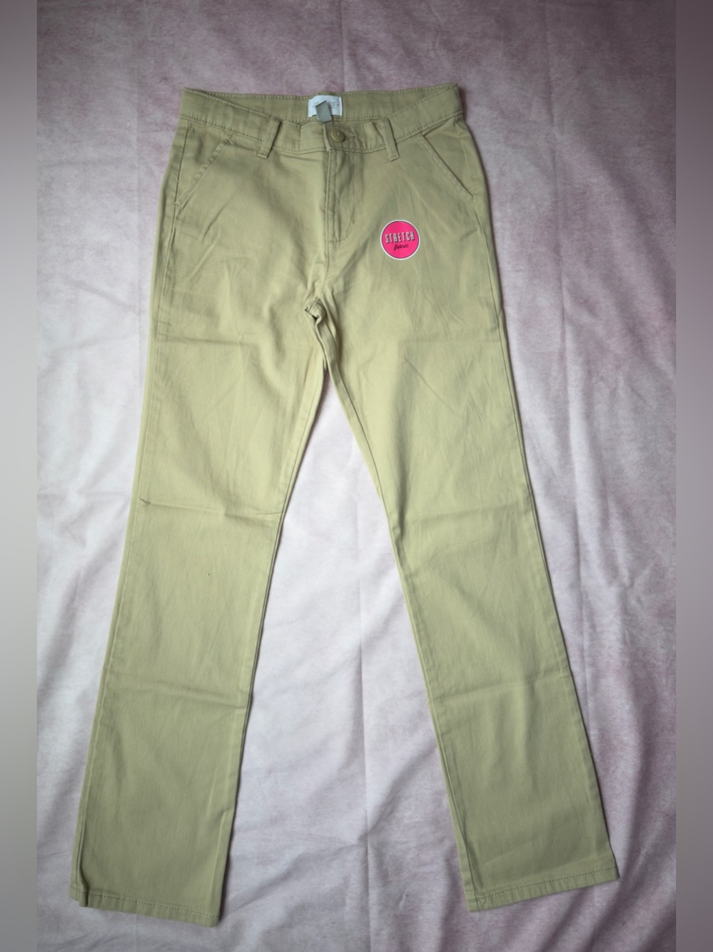 Place Kids Casual Pants in Light Olive